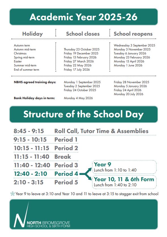 2025_26 Academic Year and School Day